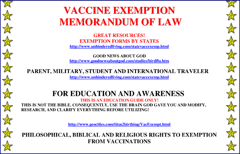 Vaccine Exemptions